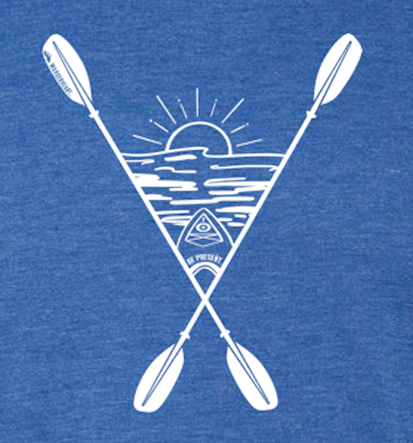 Kayaking Into The Sunset Premium Super Soft Hooded Sweatshirt - The Wanderheart Project
