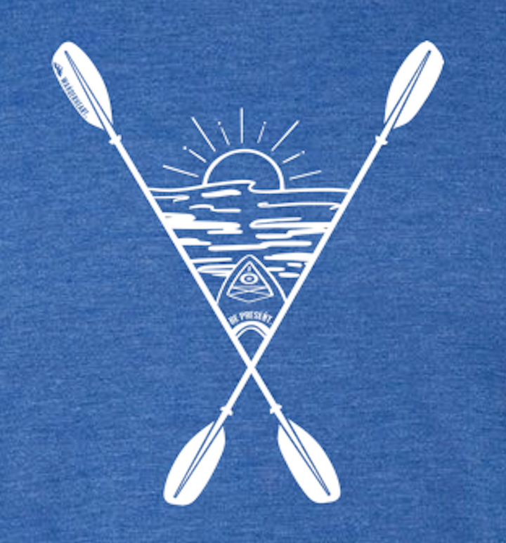 Kayaking Into The Sunset Premium Super Soft Hooded Sweatshirt - The Wanderheart Project